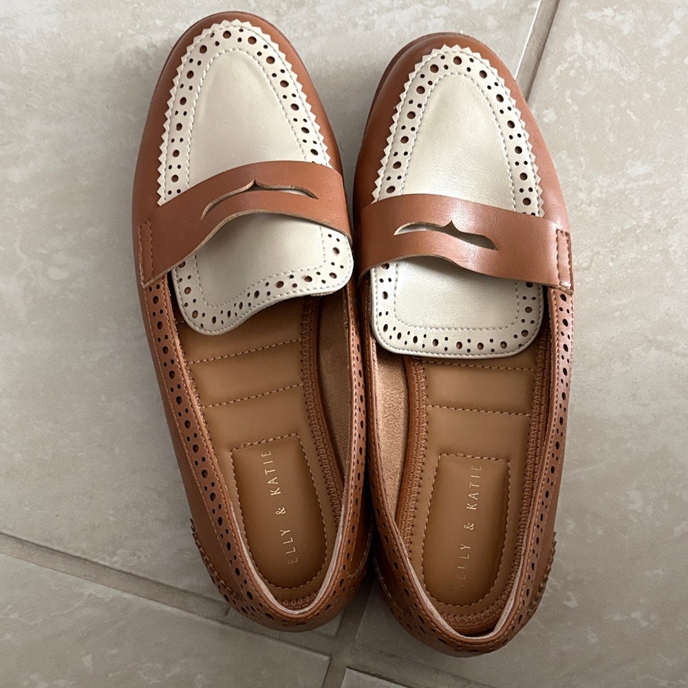 Kelly & Katie’s two tone loafers